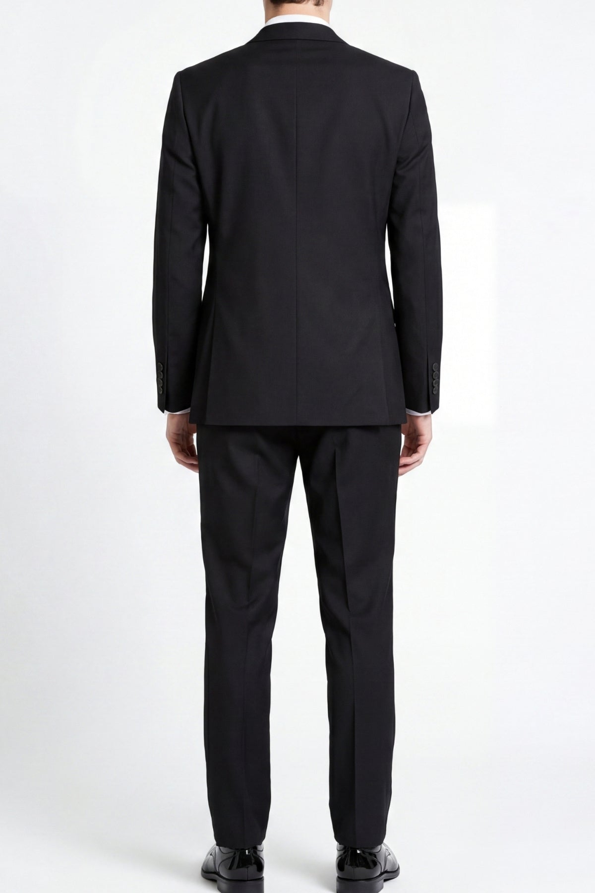 Raffi Harry Brown Tux Suit Jacket in Black RRP £110