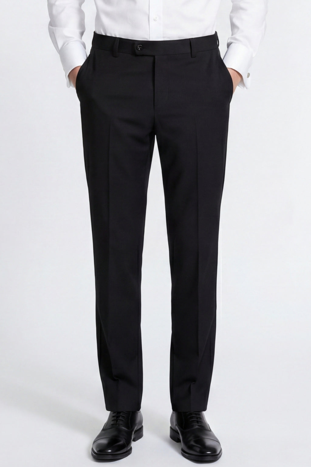 Raffi Harry Brown Tux Suit Trousers in Black RRP 49