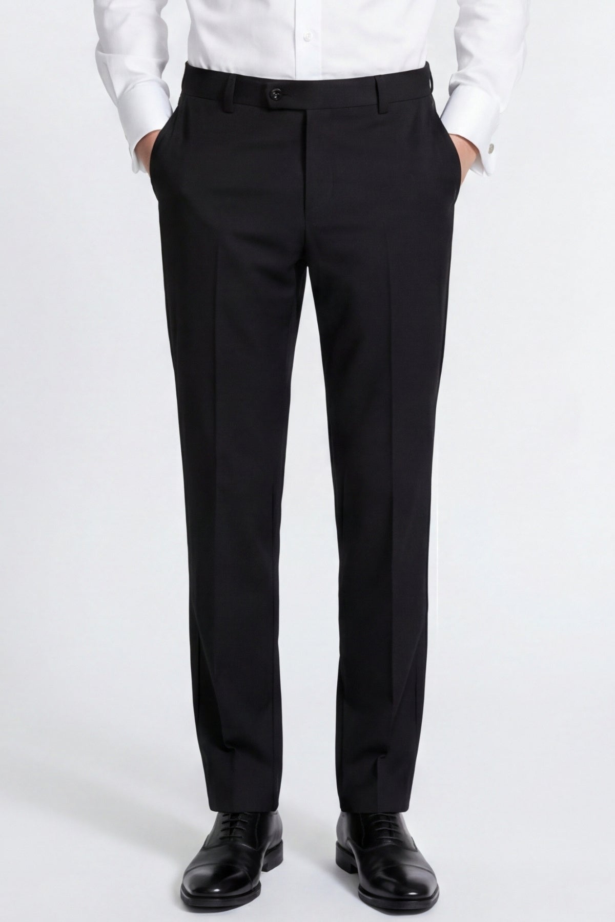 Raffi Harry Brown Tux Suit Trousers in Black RRP 49