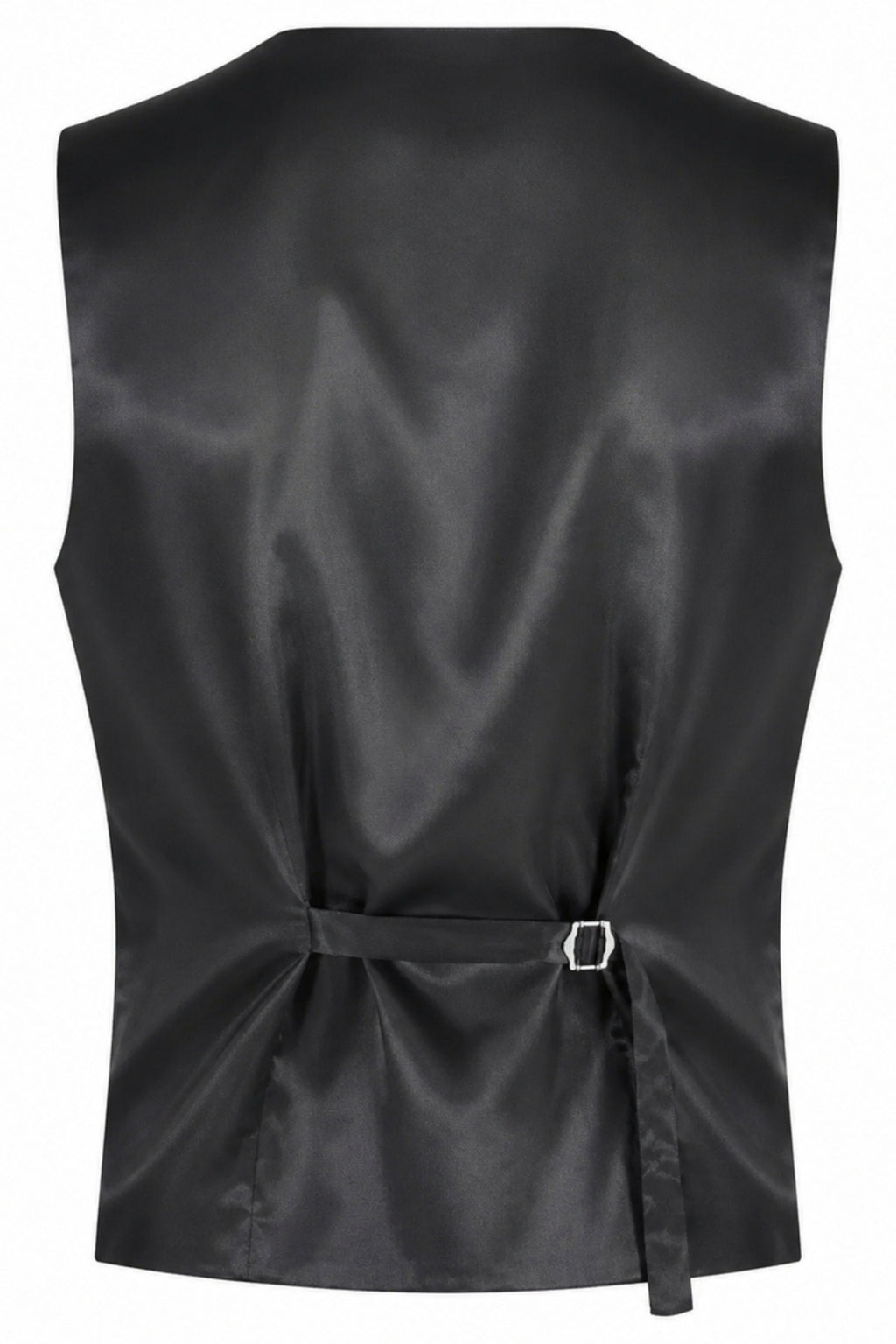 Raffi Harry Brown Tux Suit Waistcoat in Black RRP £40