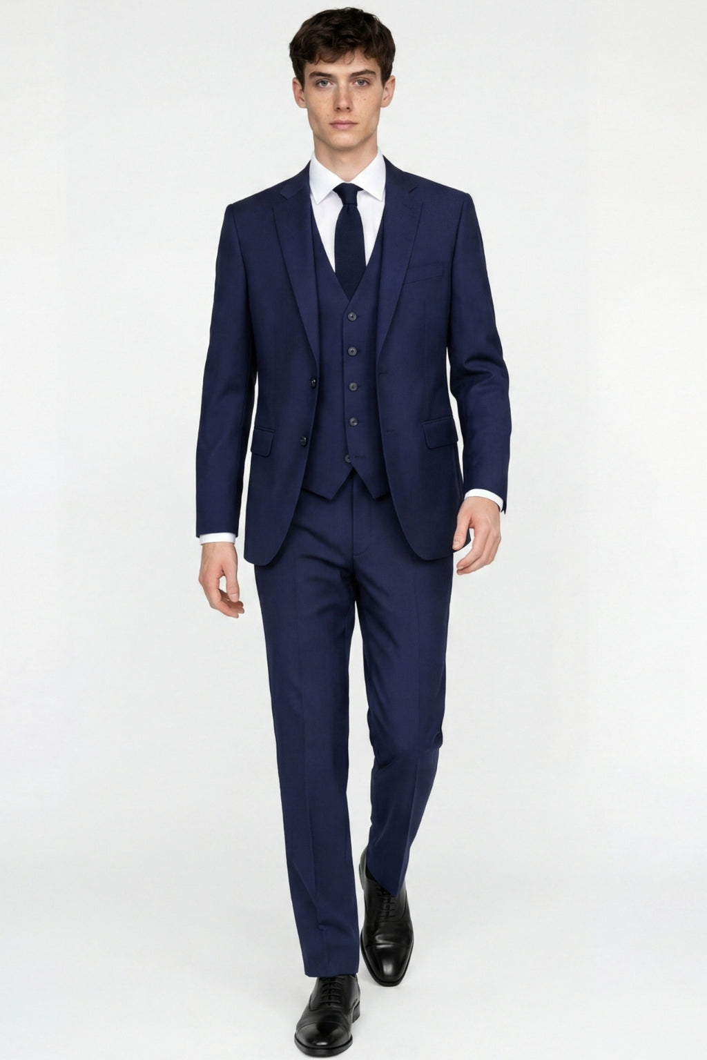 Raffi Harry Brown Suit Jacket in Navy RRP £99