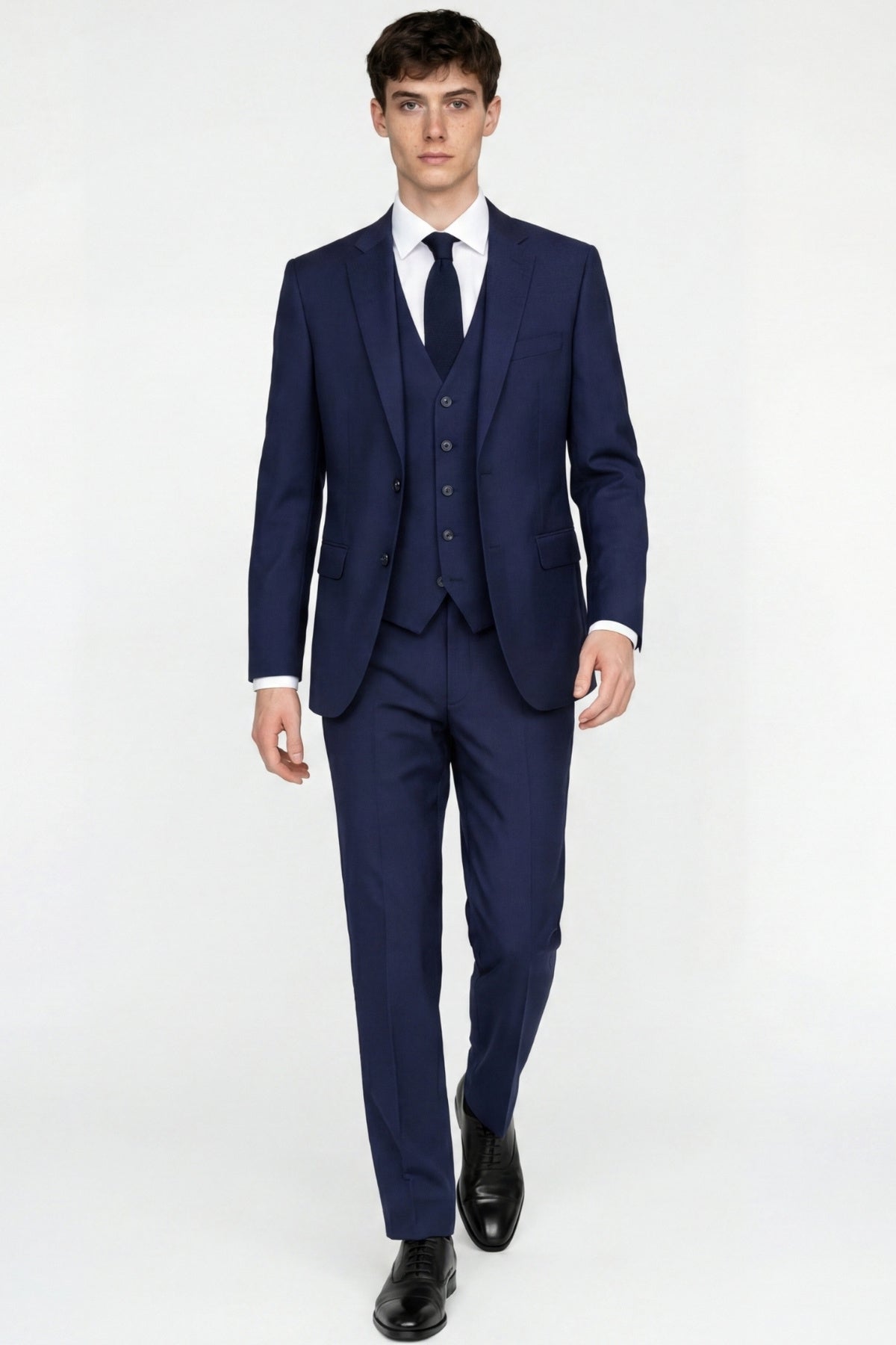 Raffi Harry Brown Suit Jacket in Navy RRP £99