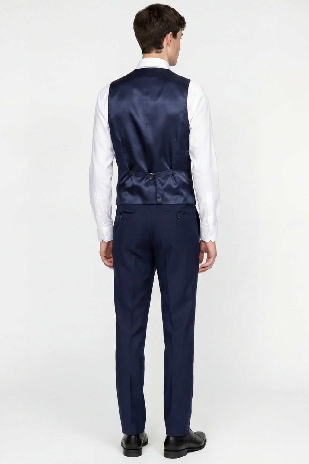 Raffi Harry Brown Suit Waisstcoat in Navy RRP £40