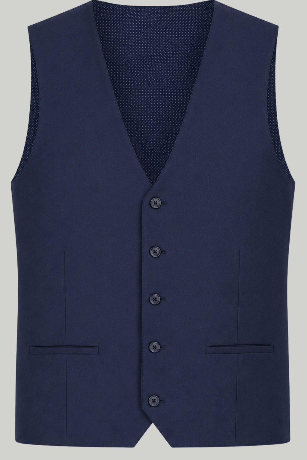 Raffi Harry Brown Suit Waisstcoat in Navy RRP £40