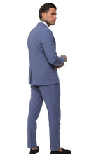 Load image into Gallery viewer, Decorate Cotton Linen Blend Blazer in Blue RRP £159
