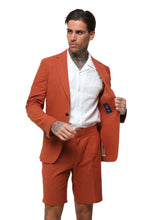 Load image into Gallery viewer, Decorate Cotton Linen Blend Blazer in Clay RRP £159
