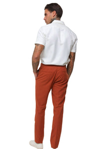 Decorate Cotton Linen Blend Trouser in Clay RRP £89