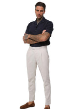 Load image into Gallery viewer, Decorate Cotton Linen Blend Trouser in Stone RRP £89
