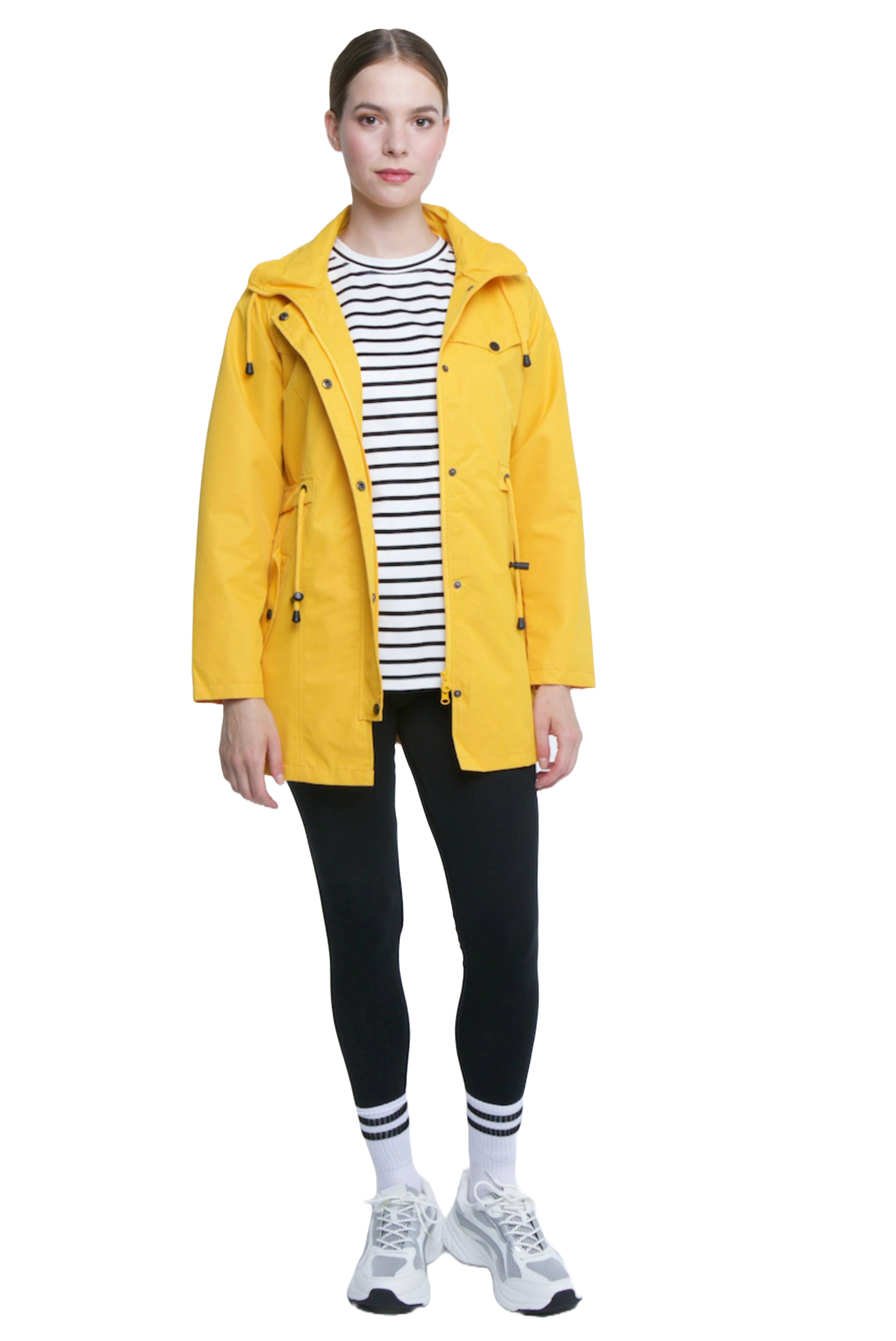 Elle Festival Short Parka in Yellow RRP £129