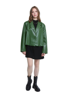 Elle Pu Jacket in Green RRP £129