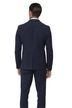 Load image into Gallery viewer, Deakin Cotton Linen Seersucker Blazer Navy Blue RRP £159
