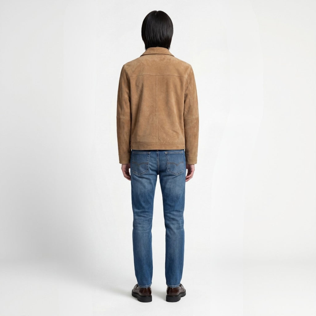 Suede Jacket in Camel RRP £299