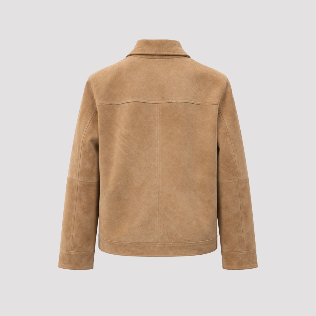 Suede Jacket in Camel RRP £299