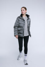 Load image into Gallery viewer, Elle Puffa Jacket in Grey RRP £179
