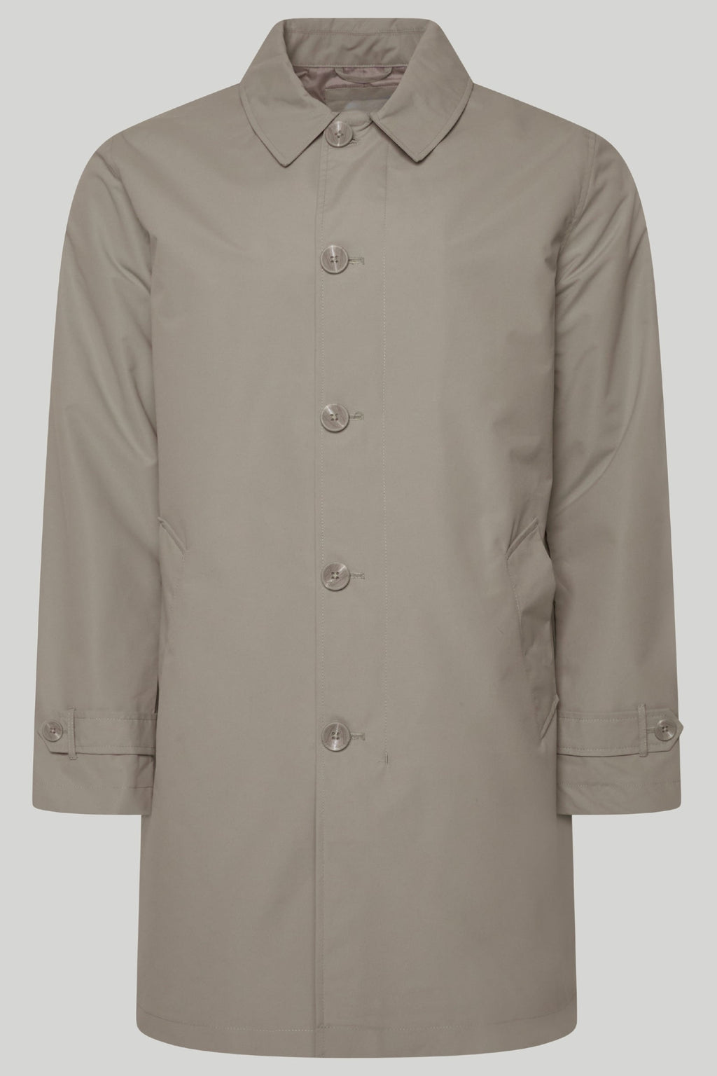 James  Harry Brown Basic Raincoat in Stone RRP £149