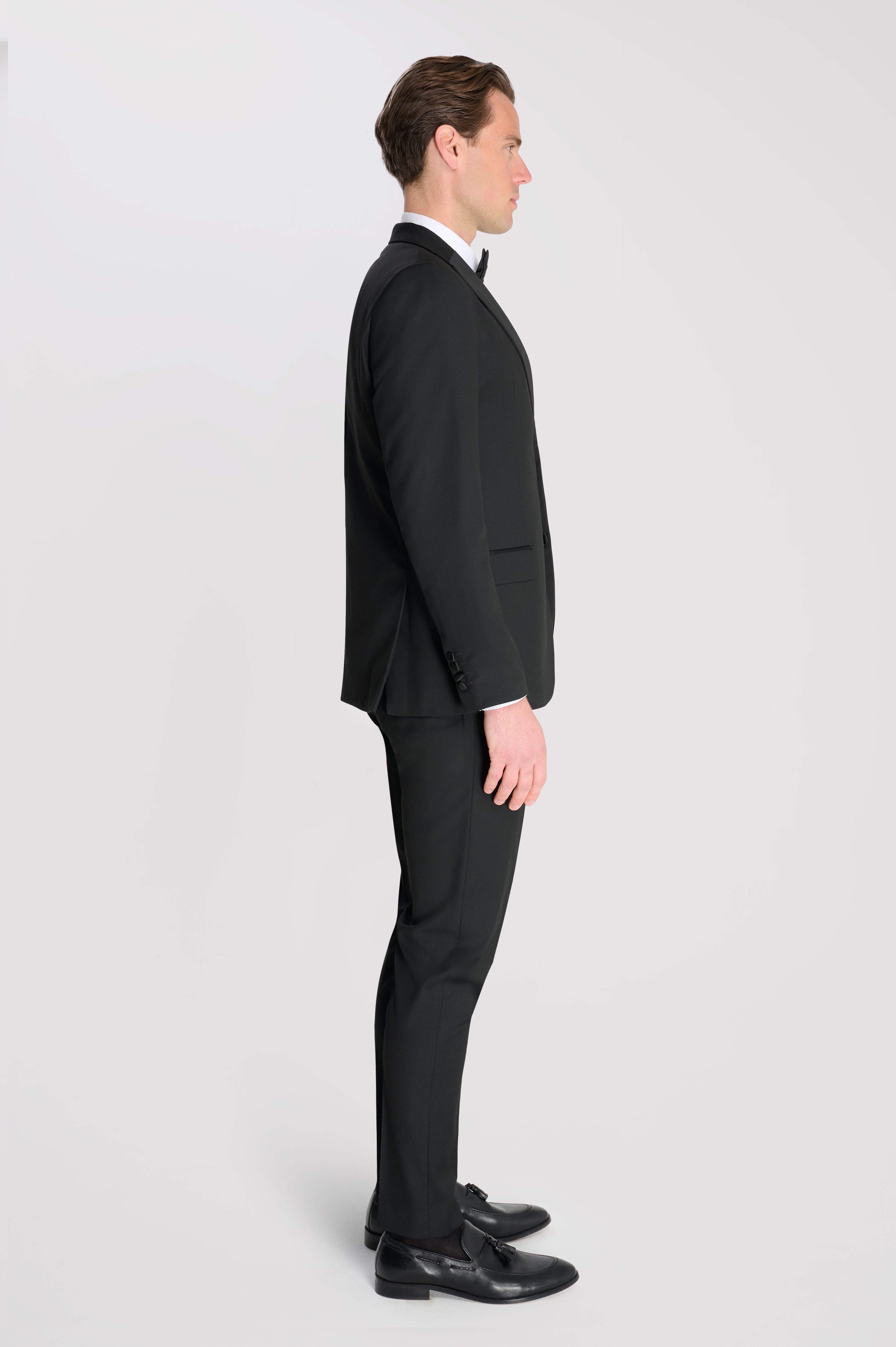 Edina 3 Piece Tuxedo Suit Set by Carter & Jones in Black RRP £229