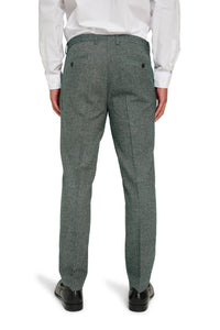 Henry Tweed Trousers in Green RRP £89