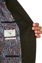 Load image into Gallery viewer, Henry Tweed Blazer in Olive RRP £159
