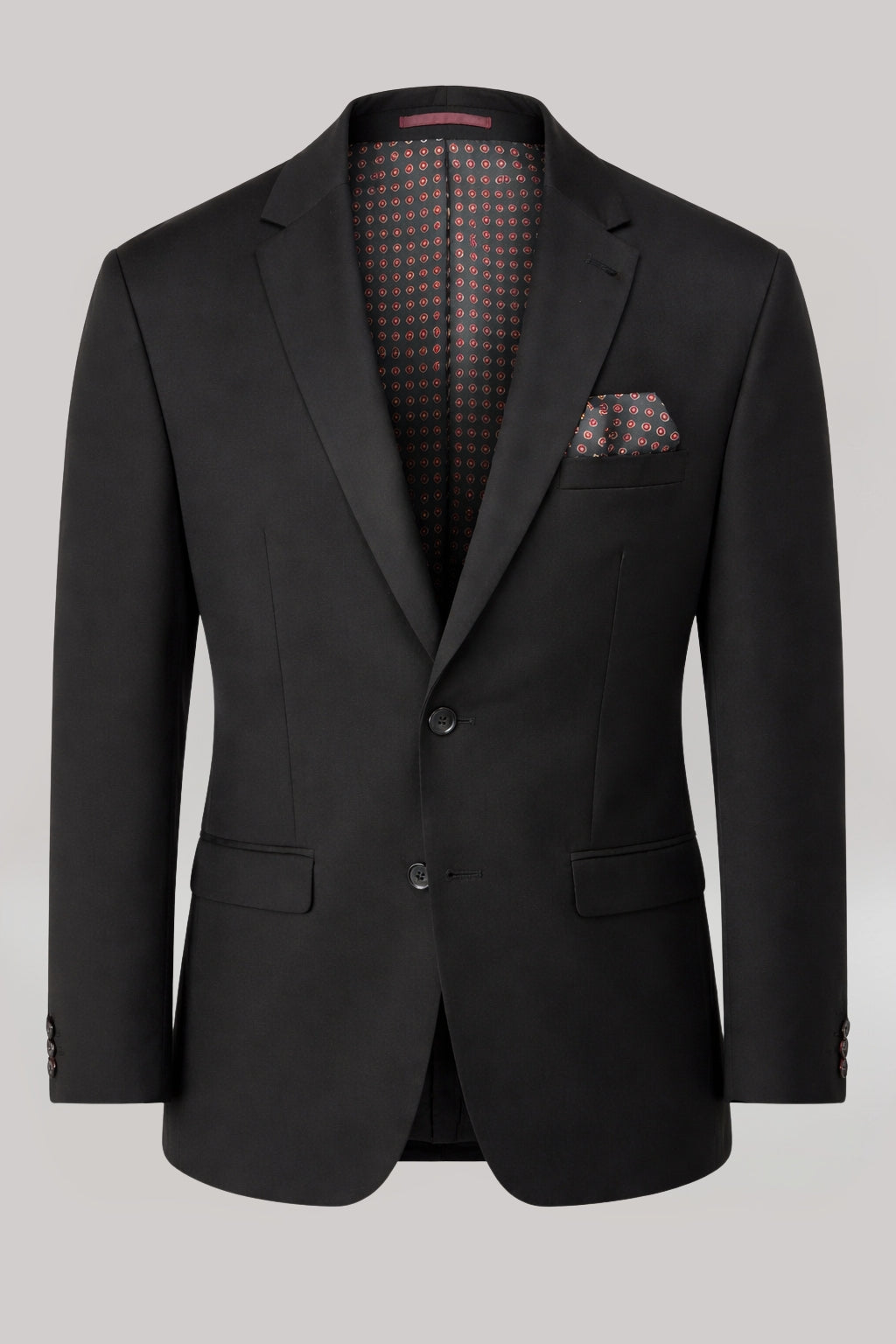 Carter & Jones Black  Big & Tall Three Piece Tailored Fit Suit RRP £249