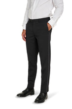 Load image into Gallery viewer, Leo Tuxedo Dinner Trousers with Satin Stripe Detail in Black RRP £89
