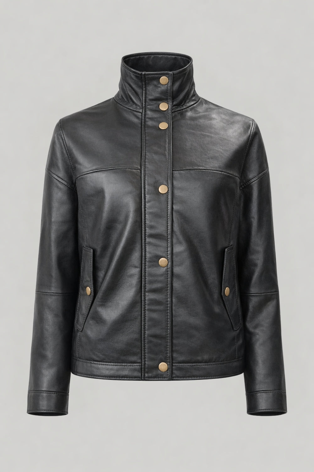 Leather Jacket in Black RRP £259