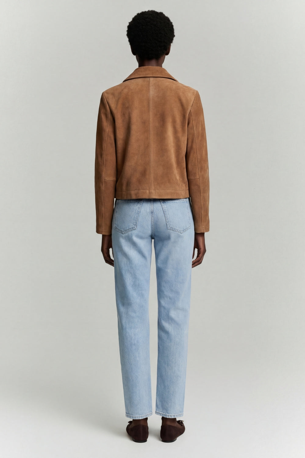 Suede Jacket in Camel RRP £289