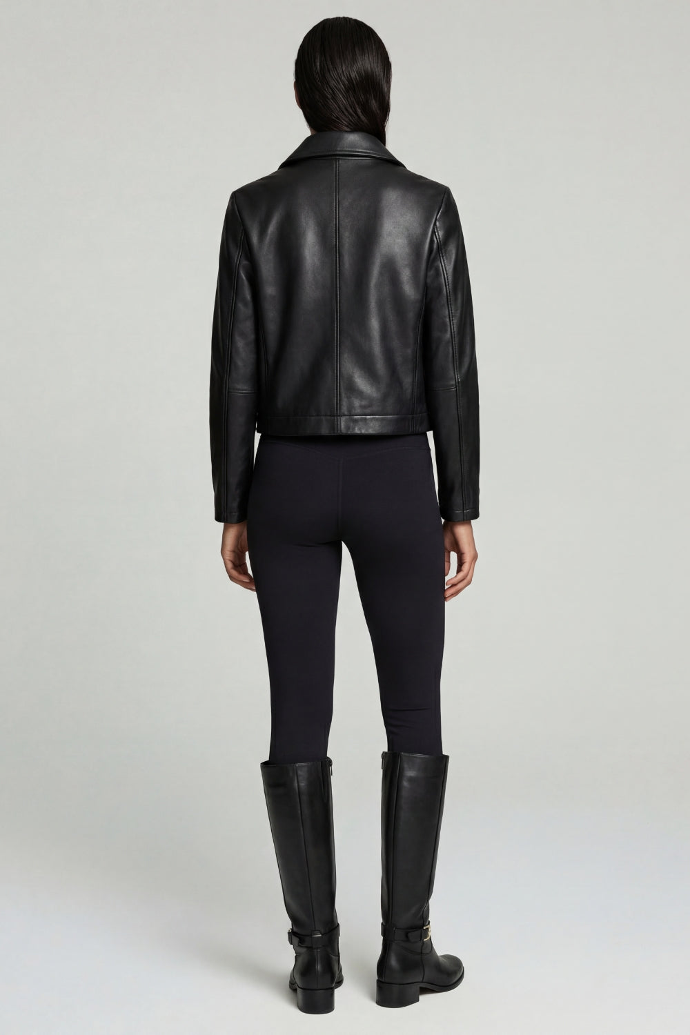 Leather jacket in Black RRP £259