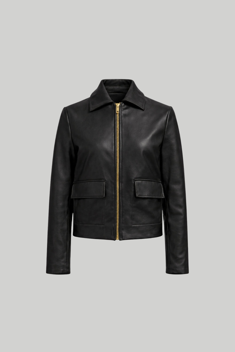 Leather jacket in Black RRP £259