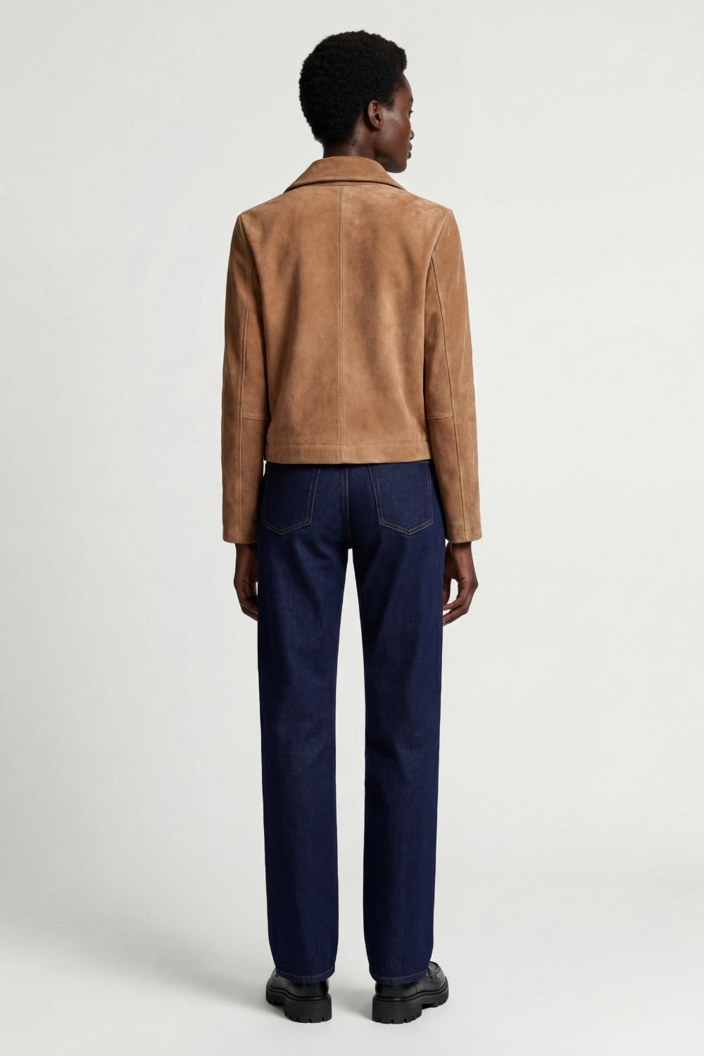 Cara Suede Jacket in Camel RRP £289