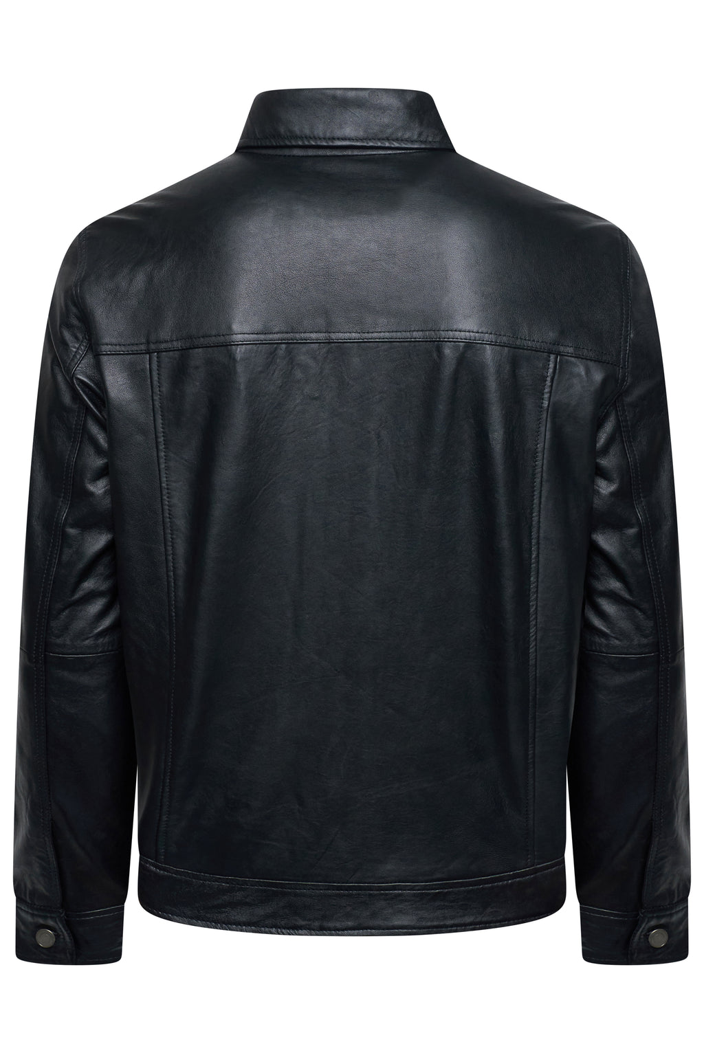 Alfred Leather Trucker Jacket RRP £625