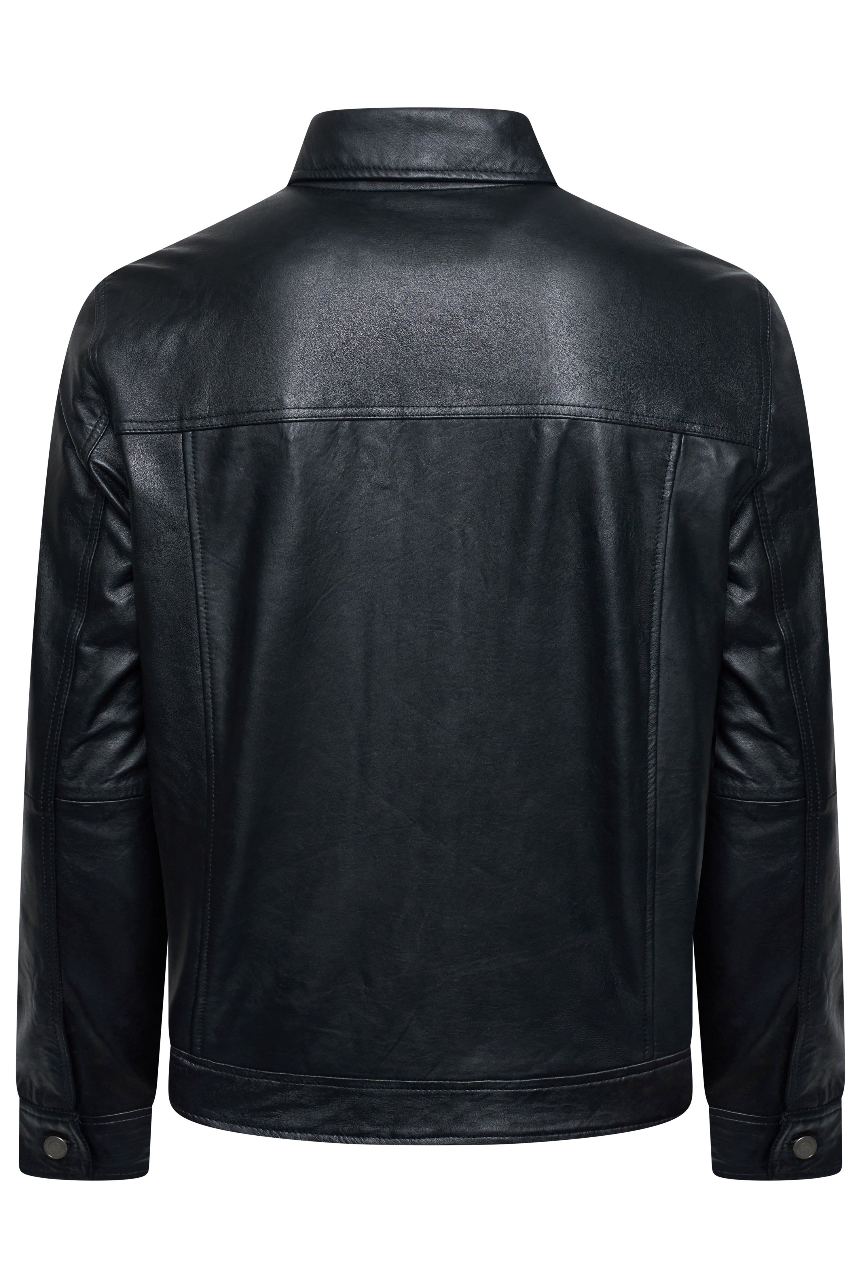 Alfred Leather Trucker Jacket RRP £625