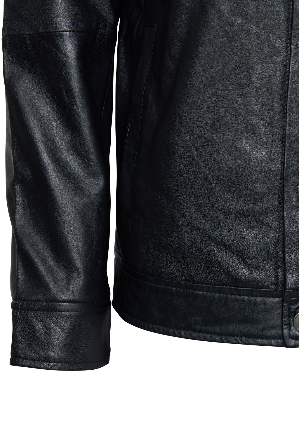Alfred Leather Trucker Jacket RRP £625