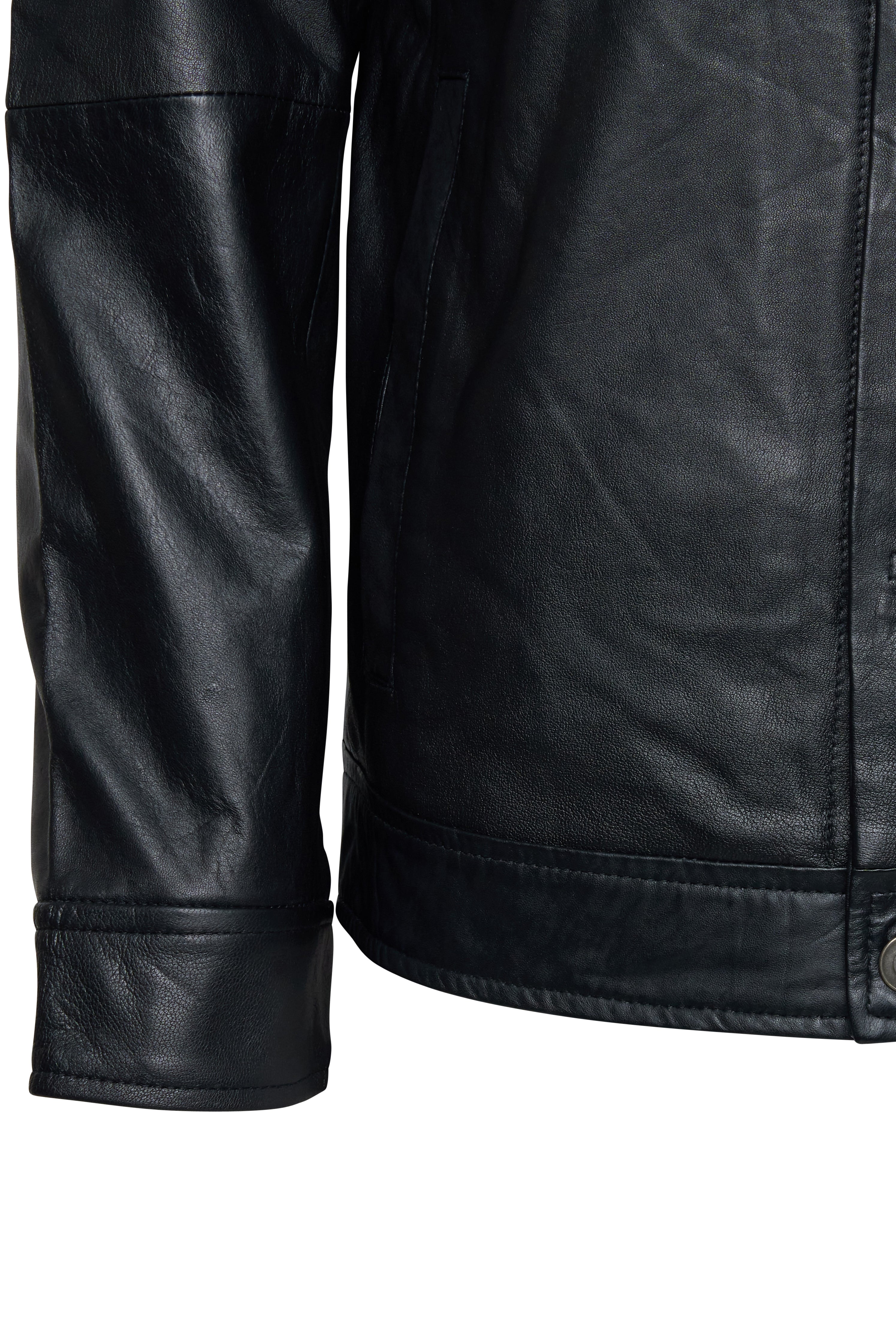 Alfred Leather Trucker Jacket RRP £625