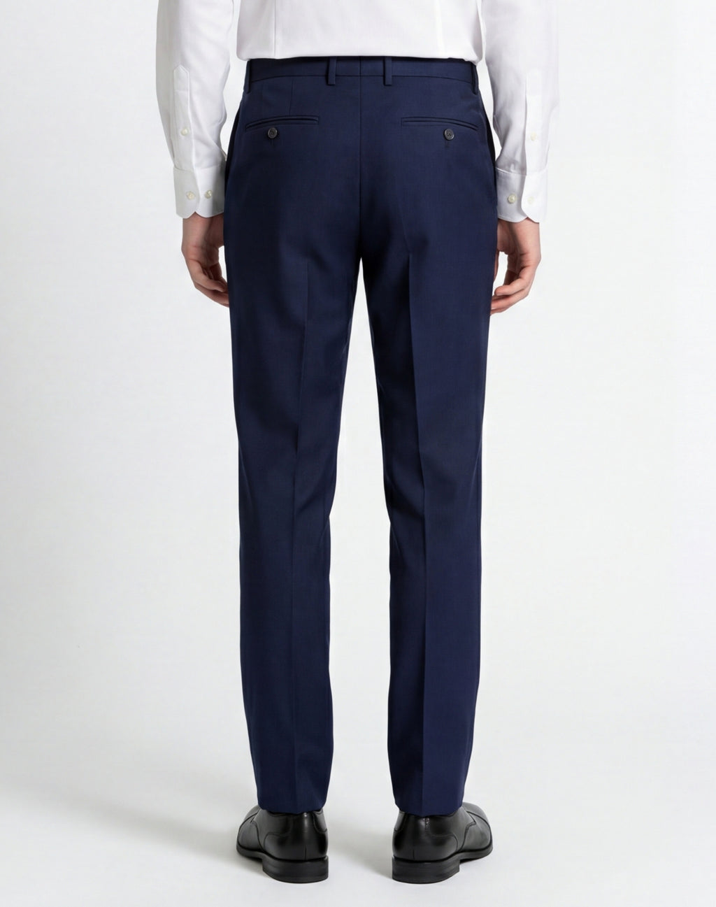Raffi Harry Brown Suit Trousers in Navy RRP £49