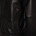 Load image into Gallery viewer, Walter Leather Jacket in Black RRP £299
