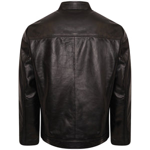 Walter Leather Jacket in Black RRP £299