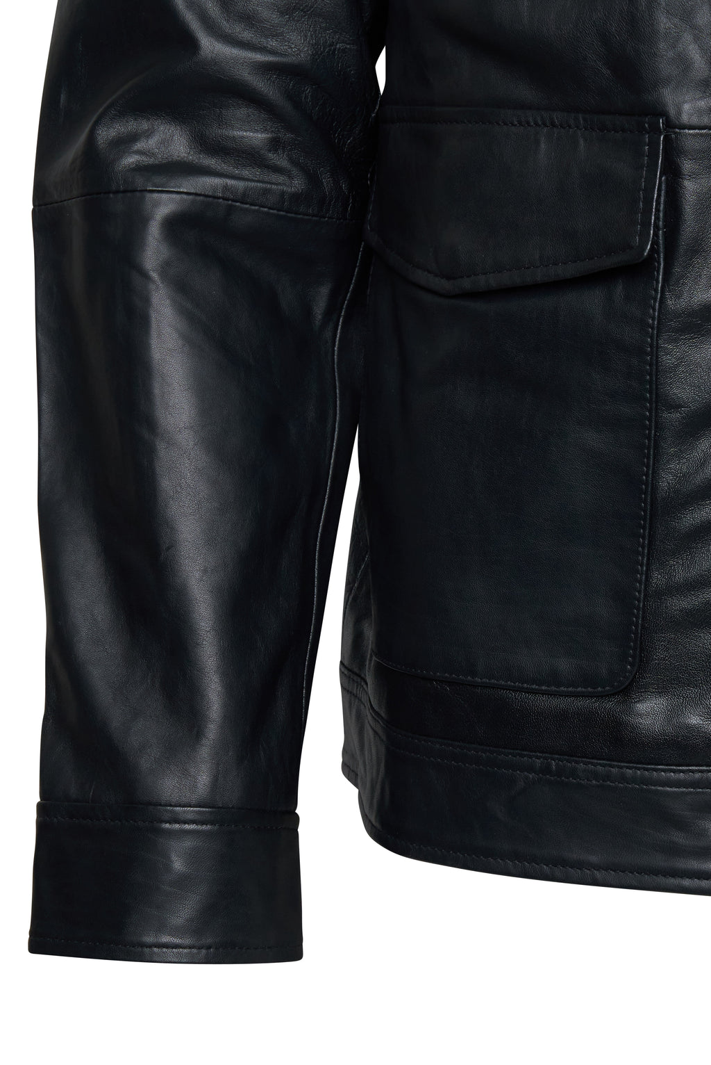 Frederick Leather Patch Pocket Jacket RRP £625