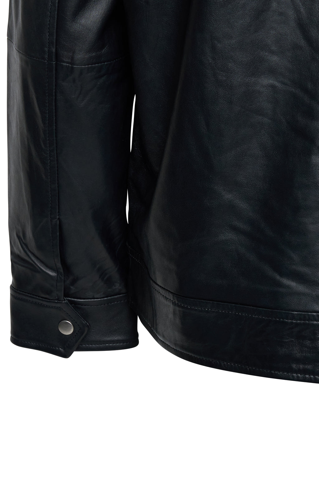 Jimmy Leather Harrington Jacket RRP 399