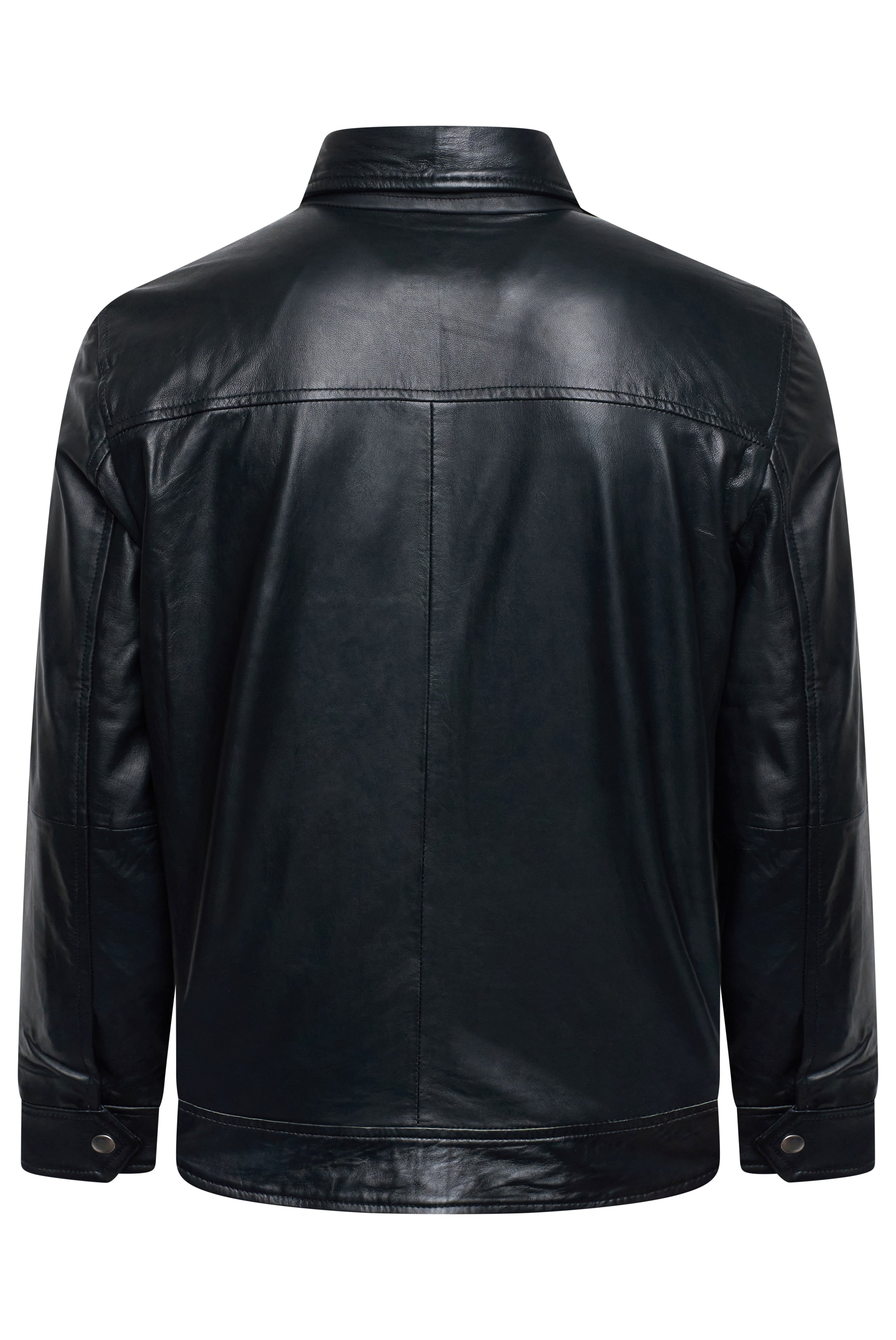 Jimmy Leather Harrington Jacket RRP 399