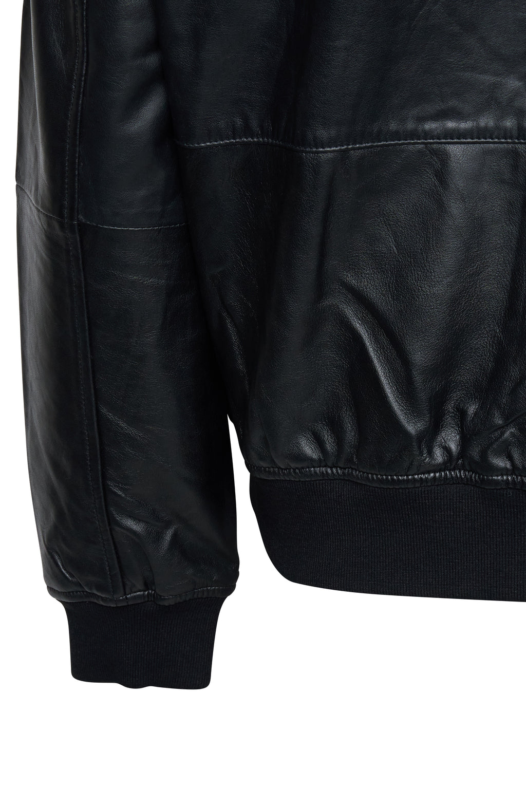 Leon Leather Bomber Jacket RRP £399