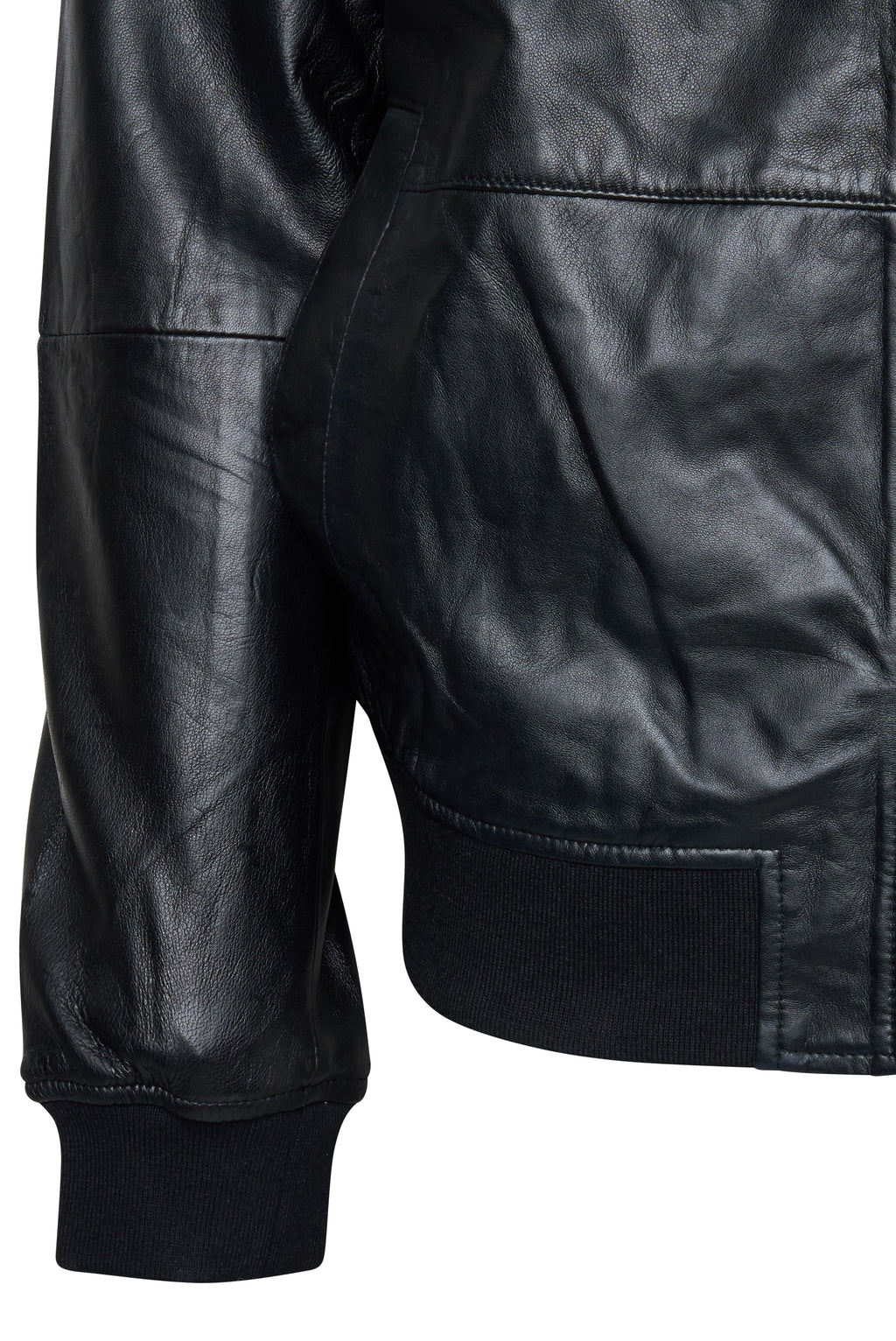 Leon Leather Bomber Jacket RRP £399