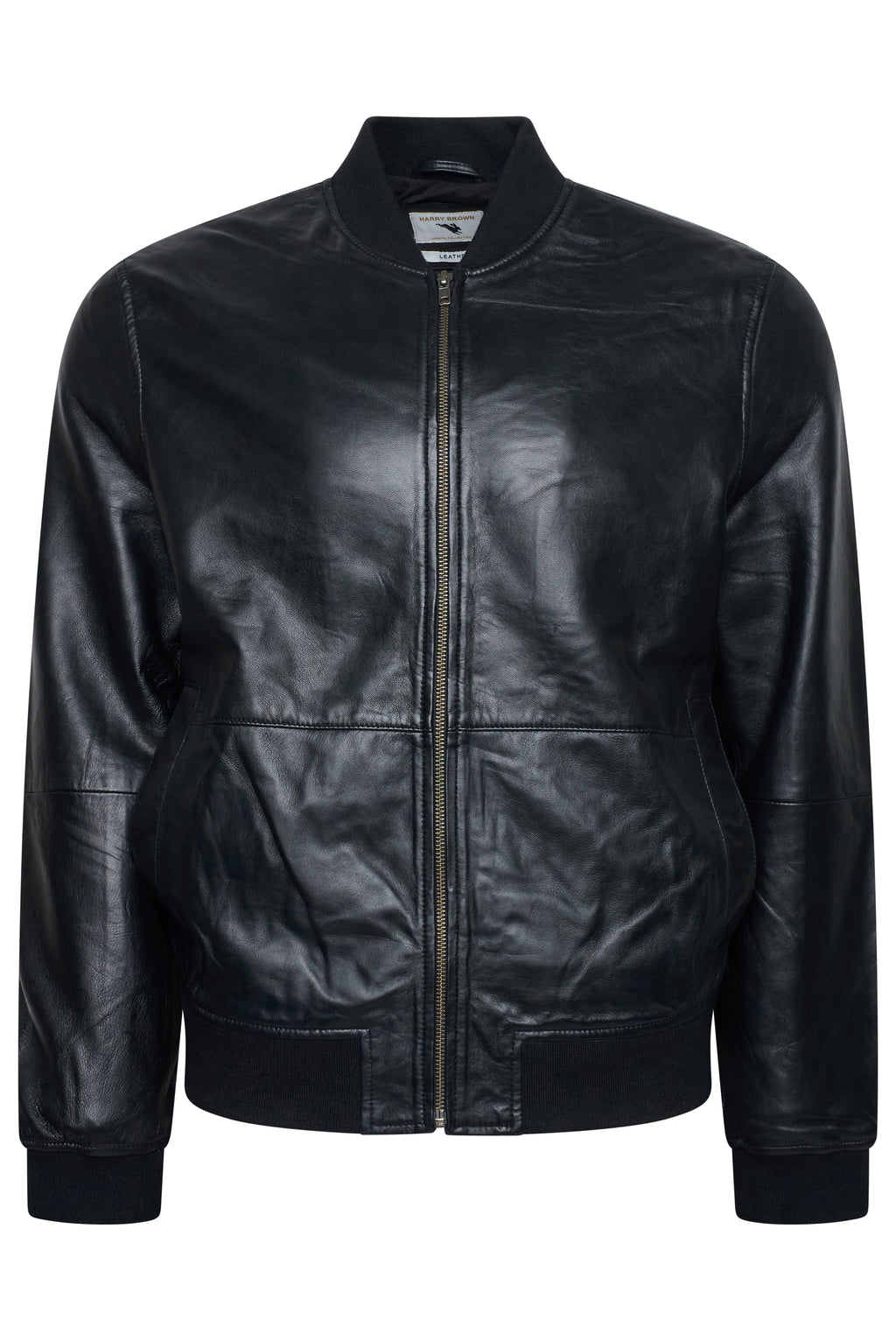 Leon Leather Bomber Jacket RRP £399