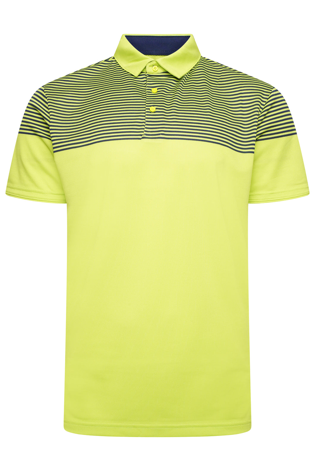 Head Luca Polo Shirt (Lime Deep Navy) in Lemon RRP £65