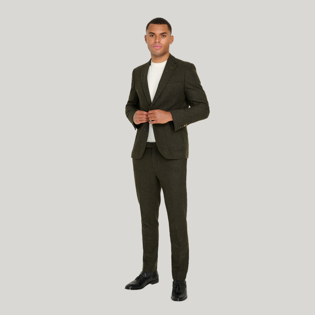 Henry Tweed Blazer in Olive RRP £159