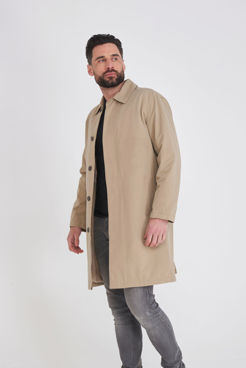 Carter & Jones Stone Rain Coat RRP £129
