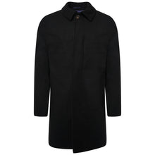 Load image into Gallery viewer, Harry Brown Black Wool Blend Overcoat RRP £135
