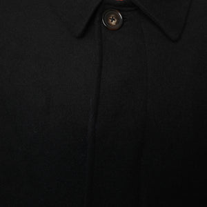 Harry Brown Black Wool Blend Overcoat RRP £135