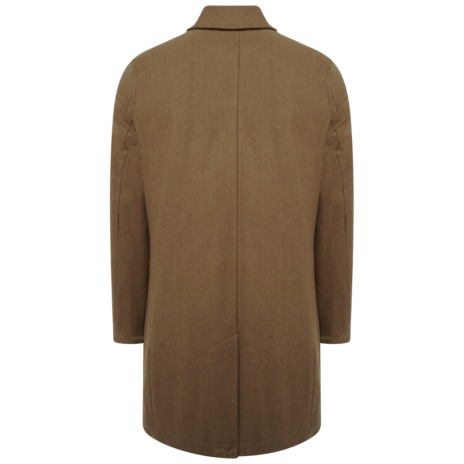 Harry Brown Camel Wool Blend Overcoat RRP £135