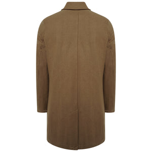 Harry Brown Camel Wool Blend Overcoat RRP £135