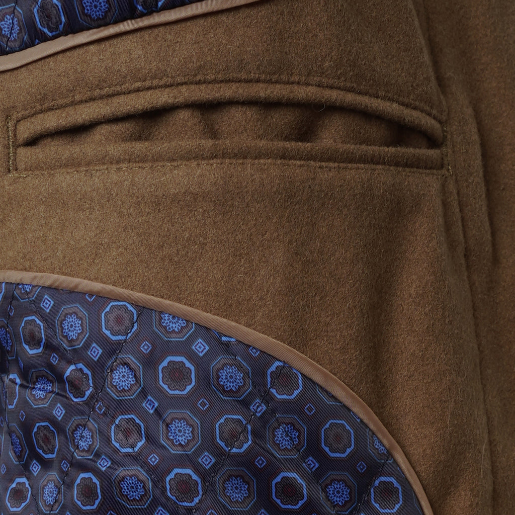 Harry Brown Camel Wool Blend Overcoat RRP £135